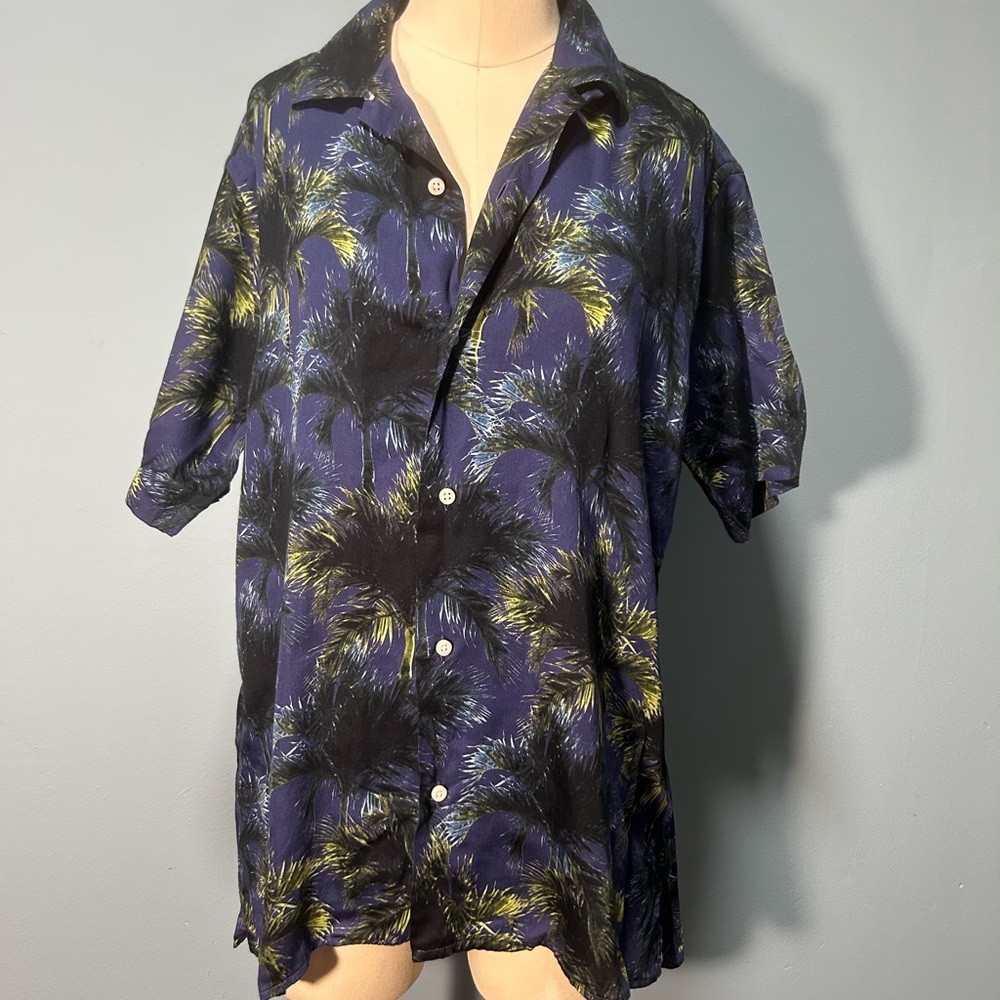 Gitman Brothers Blue and Green Casual Button Down Shirt